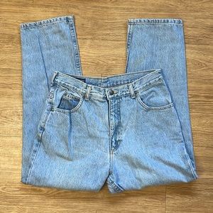 Land’s end light wash straight leg jeans